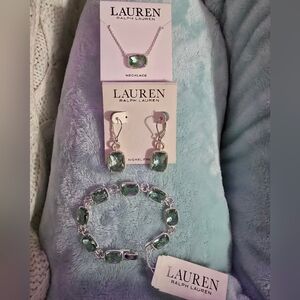 Lauren Ralph Lauren Blue Jewelry Set